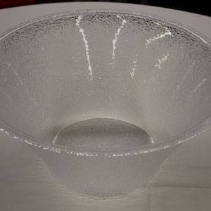 Clear acrylic serving bowl 18